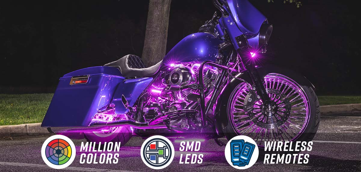 Advanced Million Color Motorcycle Lighting Kit