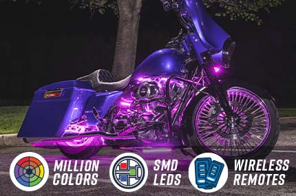 Advanced Million Color Motorcycle Lighting Kit