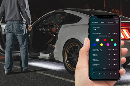 Bluetooth Courtesy Lights