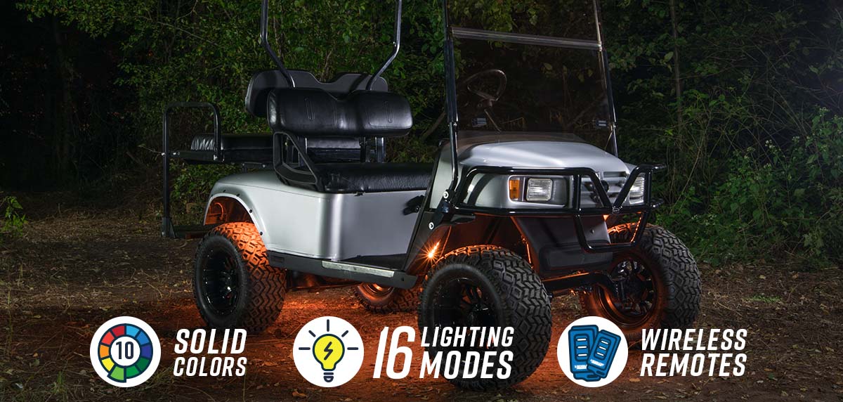Million Color Expandable LED Golf Cart Underbody Lighting Kit