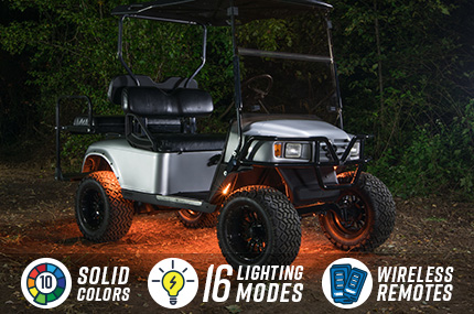 Million Color Expandable LED Golf Cart Underbody Lighting Kit