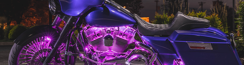 Multi-Color LED Motorcycle Lights