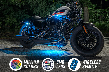 Advanced Million Color Mini Motorcycle Lighting Kit