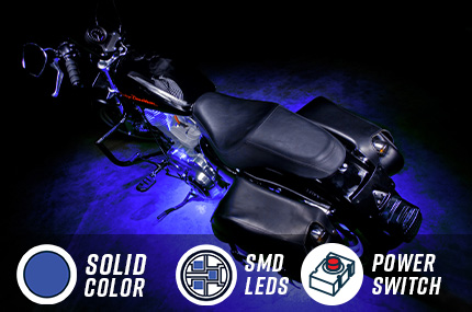 Blue Pod Motorcycle Lighting Kit
