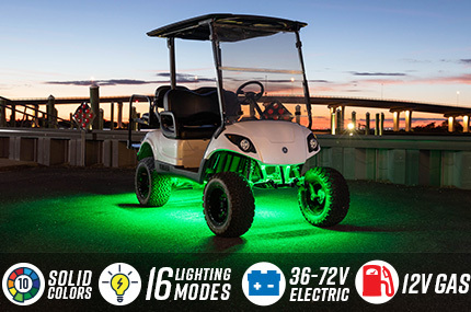 Million Color Expandable LED Golf Cart Underbody Lighting Kit