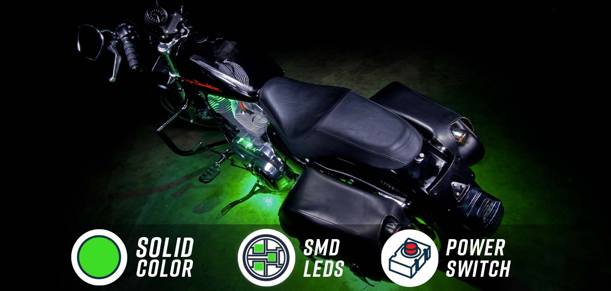 Green Pod Motorcycle Lighting Kit