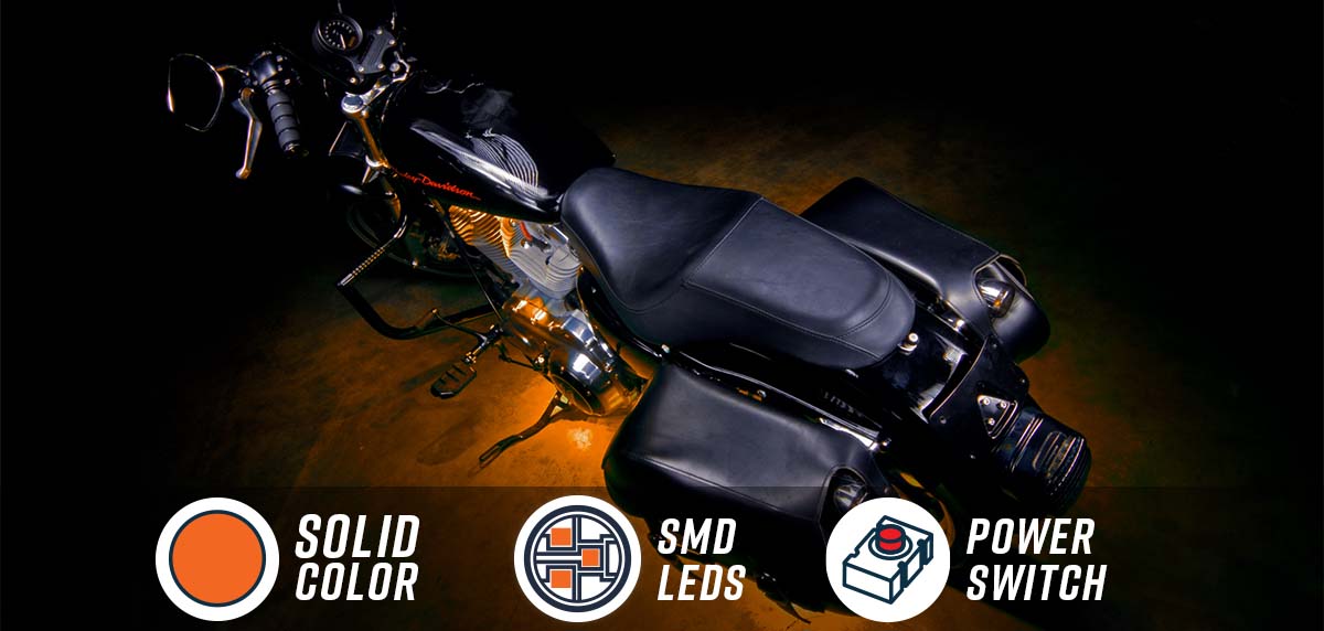 Orange Pod Motorcycle Lighting Kit