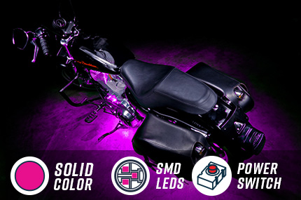 Pink Pod Motorcycle Lighting Kit