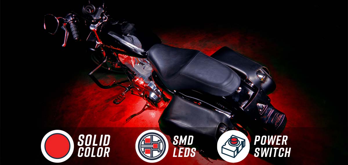 Red Pod Motorcycle Lighting Kit