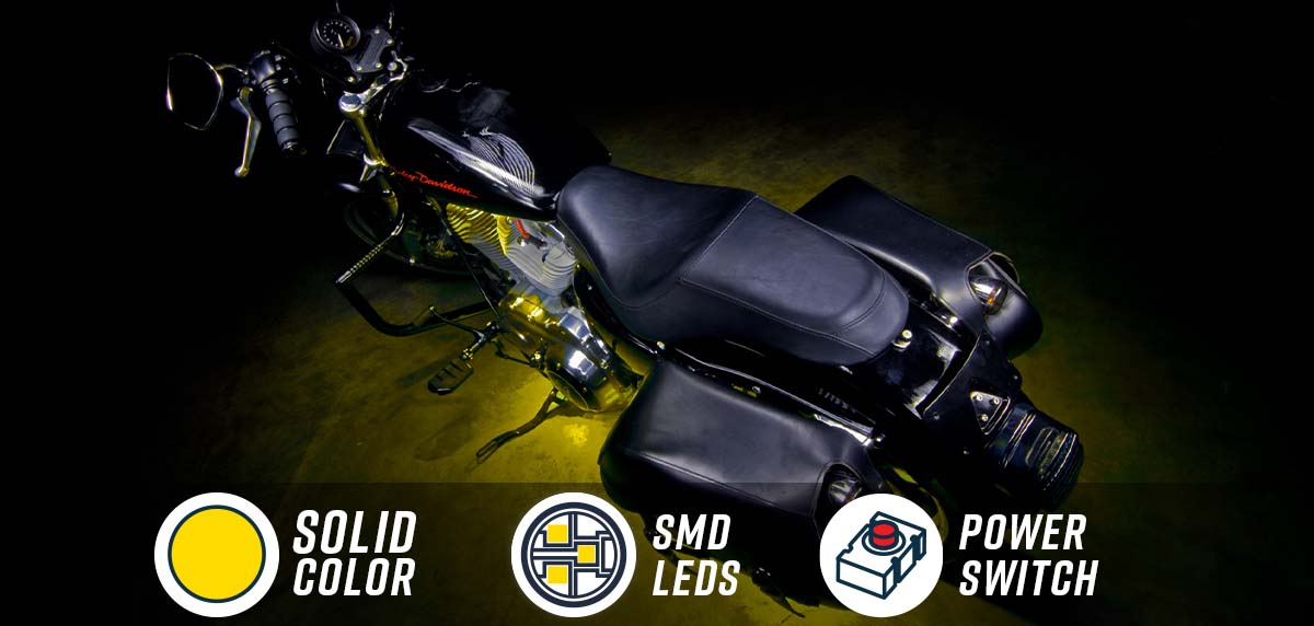 Yellow Pod Motorcycle Lighting Kit