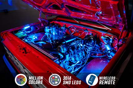 Flexible Million Color Engine Bay Lighting Kit