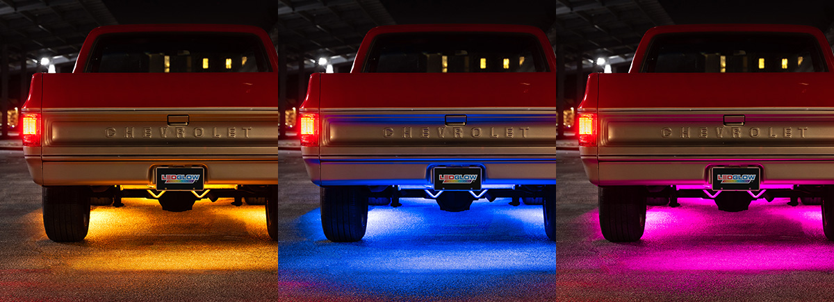 Million Color Slimline LED Truck Underbody Lighting Kit Colors