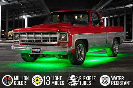 Million Color Slimline LED Truck Underbody Lighting Kit