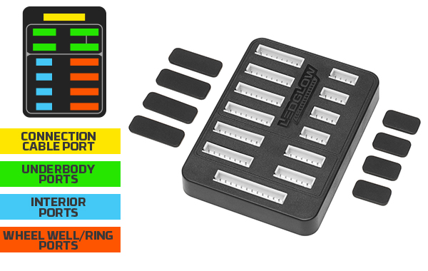 Golf Cart 12 Port Junction Box