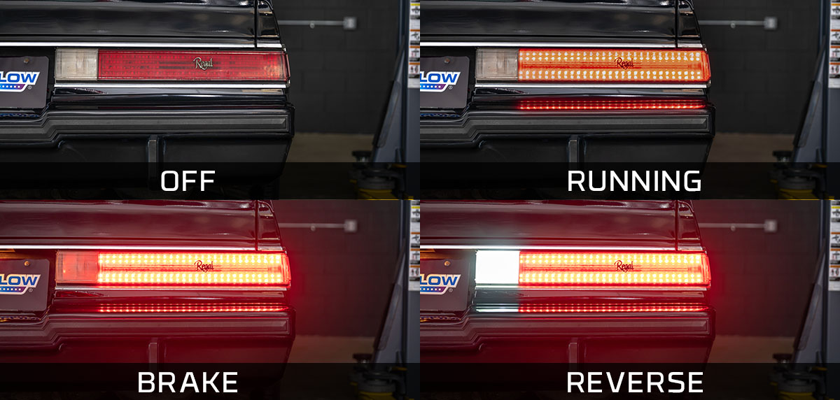 Off, Running, Brake and Reverse Functions