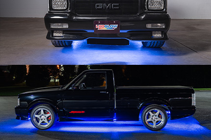 Blue Flexible Slimline LED Truck Underbody Lighting Kit