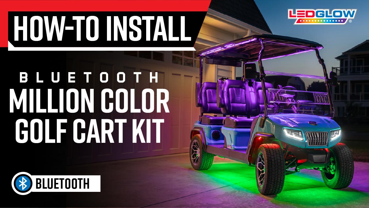 Bluetooth Golf Cart LED Underglow Install Video