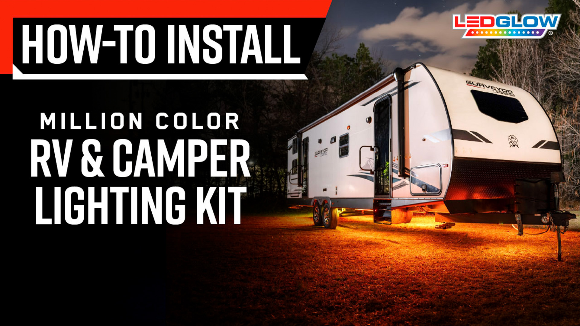 LEDGlow RV Camper Million Color Underglow Install Video