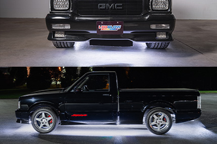 White Flexible Slimline LED Truck Underbody Lighting Kit