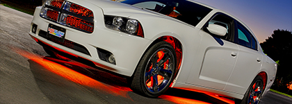 Orange Underbody Lighting Kits