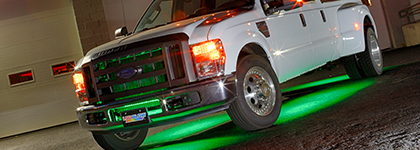 Green Truck Underbody Lighting Kits