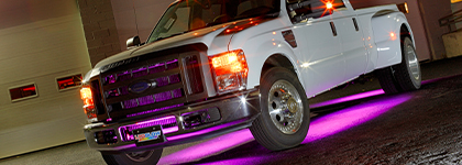 Pink Truck Underbody Lighting Kits