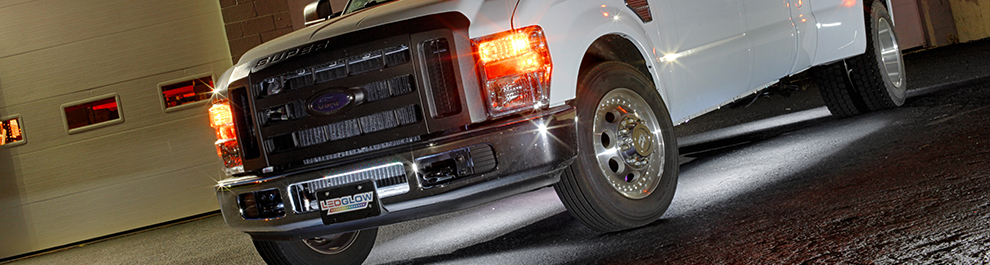 White Truck Underbody Lighting Kits