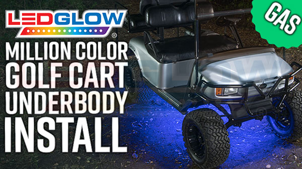 Gas 4-Seater Golf Cart Lighting Kit Install