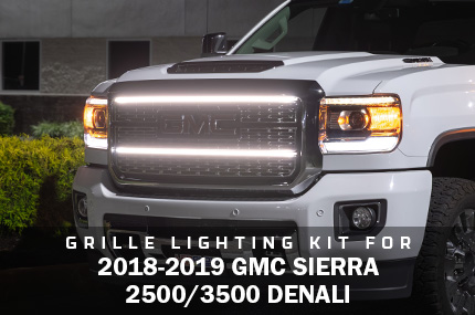 Grille Lighting Kit for 2018-2019 GMC Sierra Denali 2500 3500