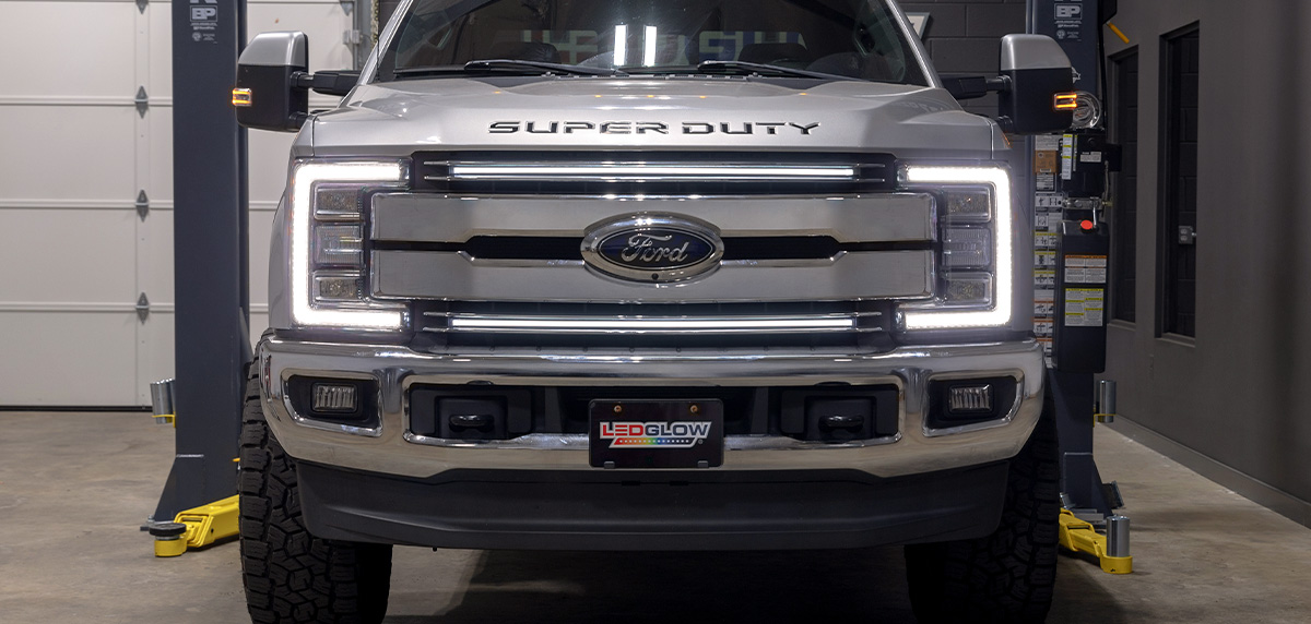 LED Grill Lights for 2017-2019 Ford Super Duty F-250 F-350