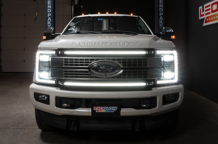 LED Grill Lights for 2017-2019 Ford Super Duty F-250 F-350
