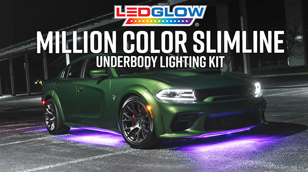 Million Color Car Slimline Underbody Lighting Kit Product Video