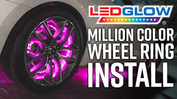 Million Color Wheel Ring Lighting Kit Car Install Video