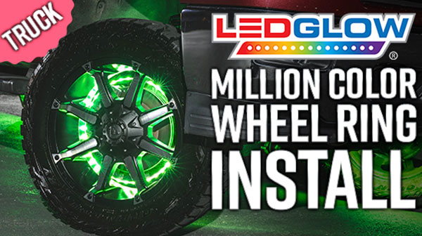 Million Color Wheel Ring Lighting Kit Car Install Video